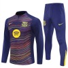 FC Barcelona Trainings Sweatshirt Quarter-zip 2025-26 Grijze - Heren